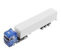 FUNNETOYU Modèle De Camion De Transport en Alliage De Transport De Voiture De Camion Porte-Conteneurs pour Enfants pour Enfants Véhicule D'Ingénierie Miniature