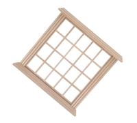 FUNNETOYU modèle de Mini Meuble Mini fenêtre Vide décoration Bois