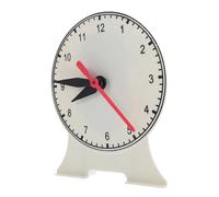 FUNNETOYU Modèle Horloge Pédagogique Trois Aiguilles Couleur Vive pour Apprendre Heure Classe Outil Enseignement pour Élèves de Primaire