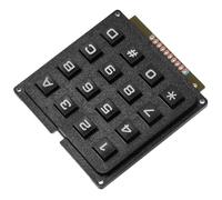 FUNNETOYU Module De Clavier Industriel 4x4 à 16 Touches Tactile Module Clavier pour Microcontrôleur Compact Usage Industriel Professionnel Couleur Standard