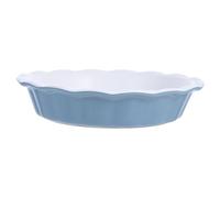 FUNNETOYU Moule à Tarte Rond en Céramique, Plat de Cuisson Profond, 1 Pièce