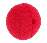 FUNNETOYU Nez de Clown Rouge Taille Unique en Mousse Légère Confortable, Accessoire de Costume pour Adultes, pour Halloween, Carnaval, Cosplay et Fêtes Costumées