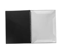 FUNNETOYU Organiseur de Partitions Classeur Musique Pages Faces Dossier Spirale Réutilisable Noir et pour Rangement Fichiers