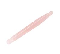 FUNNETOYU Outil de Massage des Points de Déclenchement pour Activer la Circulation Sanguine en Quartz Rose Baguette de Massage Jade et Ajuster la Contraction Musculaire pour Visage et Yeux