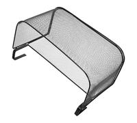 FUNNETOYU Panier de Rangement Suspendu Crochet Robuste en Métal Noir Optimise L’Espace la Pièce à Vivre, Design Moderne et Fonctionnel pour Table de Chevet