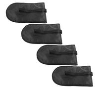 FUNNETOYU Paquet à Dos Étanche pour Skateboard 80cm en Polyester avec Système Ergonomique D'épaule, Lot de 4 Pièces pour Sports et Activités en Plein Air Noir
