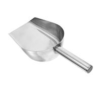 FUNNETOYU Pelle Alimentaire Ustensile Multifonction en Acier Inoxydable Réutilisable sans Bavure Pelle Plate Argentée Pratique Cuisine et Bar à Farine