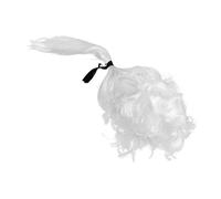 FUNNETOYU Perruque De Cosplay De Juge Blanche Perruque De Costume Avocat Pour Homme De Performance Pour Scène De Gentleman Bouclée