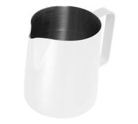 FUNNETOYU Pichet à Lait Acier Inoxydable avec Bec Incliné pour Mousser et Chauffer Lait Tasse Mousseuse Ergonomique pour Art Latte et