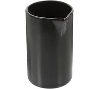 FUNNETOYU Pichet à Lait en Céramique Mat Noir, Distributeur Simple et Pratique Poignée Ergonomique, Verseuse Précise, Petit Récipient pour Usage Domestique