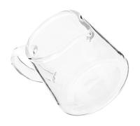 FUNNETOYU Pichet It Verre Transparent Chaleur avec Anse Ergonomique Verseur pour Café Lait et Sauce Usage Domestique et Professionnel