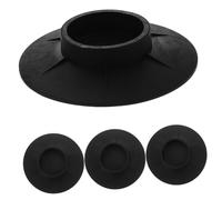 FUNNETOYU Pieds pour Machine à Laver Anti-vibrations, Patins Antidérapants en Caoutchouc, Base à Forte Aspiration, 4 Pièces, pour Lave-linge à Tambour