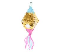 FUNNETOYU Pinata Anniversaire Forme de Accessoires Festifs pour Garçon Fille Décoration Colorée Remplie de Bonbons et Jouets pour Toutes Célébrations et Fêtes Anniversaire
