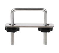FUNNETOYU Pince en U Métallique pour Barre de Toit de Voiture, Clip de Fixation Solide, Accessoire pour Porte-Bagages et Transport de Bagages