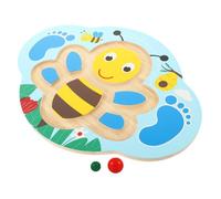 FUNNETOYU Planche Déquilibre Bois pour Garçon Fille Jeu Déquilibre Sensoriel Montessori pour Tout Petit Éducatif de Motricité et Entraînement Stabilité