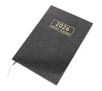 FUNNETOYU Planificateur Anglais avec Couverture PU Agenda pour Budget Fitness Organisation Maison et Journal de Grossesse