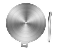 FUNNETOYU Plaque de Diffusion de Chaleur Induction Adaptateur Acier Inoxydable 280X3,4Mm pour Cuisinière à Induction Gaz Électrique Décongélation et Répartition de Chaleur