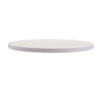 FUNNETOYU Plateau de Table Rond en Bois Épais 30 Cm Blanc Chaud Plateau de Remplacement pour Table Basse et Petit Espace et Facile à Nettoyer Bureau et Hôtel