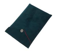 FUNNETOYU Pochette de Rangement Bouddhiste en Velours Doux Paquet de Protection pour Textes Sacrés Format Petite Couleur Vert Foncé Étui pour Coran et Bible Porte-Texte du Temple