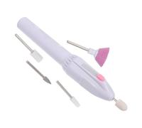 FUNNETOYU Ponceuse Ongle Electrique Portable de Stylo, Machine à Vernis à Ongles Électrique Silencieuse en Plastique et Métal, Outil de Manucure sans Batterie pour Femmes
