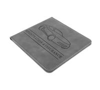FUNNETOYU Porte-Cartes PU pour Permis De Conduire Et Documents Assurance Étui Pratique Et Élégant pour Hommes Et Femmes Organisateur De Carte De Crédit Et Immatriculation Idéale pour