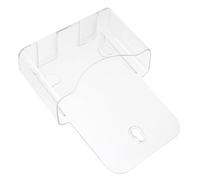 FUNNETOYU Présentoir à Brochures Mural en Acrylique Transparent Support de Rangement de Table A5 Porte-Documents Simple Couche pour Bureau Organiseur Multifonctionnel pour Catalogues et