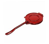FUNNETOYU Presse à Tortillas Aluminium Rouge Presse Pâte Antiadhésive pour Maison Forme Galettes Outil Cuisine Pratique pour Tortillas Empanadas et