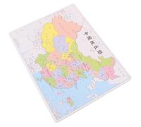 FUNNETOYU Puzzle Carte Politique Chine pour Garçon Fille Éducatif Cognitif et Interactif Développement Compétences Logiques Fête Anniversaire et Cadeau Culturel