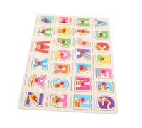 FUNNETOYU Puzzle Éducatif Bois Espagnol pour Garçon Fille Planche Éducative Montessori Jouet Éveil Linguistique Apprentissage Alphabet Et Chiffres Jeu Logique Et Observation pour Tout-Petits