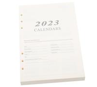 FUNNETOYU Recharge de Mobiles pour Cahier à Anneaux Professionnel Papier à Détachables Compact Cahier Réutilisable pour Notes Journaux et Rapports