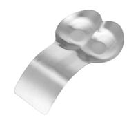 FUNNETOYU Repose-cuillère Acier Inoxydable Double Position Grand Format Support Ustensiles Cuisine Robuste Bac Couverts Polyvalent pour Spatules et Cuillères Organiseur de Table Pratique