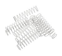 FUNNETOYU Ressorts de Bouchon de Vidange pour Lave-linge, Taille Moyenne 1,2x22x100 Mm, Force Moyenne, Lot de 10 Pièces en Acier Solide, Remplacement pour Soupape D’évacuation,