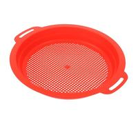 FUNNETOYU Sable Garçon Fille Passoire Plage Plastique Rouge Filtre Sable Fin pour Jeux Extérieurs Cribleur Manuel Sécurisé Et Ludique pour Activités De Plage