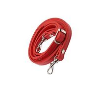 FUNNETOYU Sangle de Bandoulière Cuir Synthétique PU Réglable pour Femme Remplacement de Poignée de à Main Bandoulière Croisée et Rouge