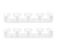 FUNNETOYU Séparateurs D'orteils Maintien de L'alignement Soulagement Pression 2pcs en Silicone pour Pédicure et Nail Art Usage Personnel ou Salon