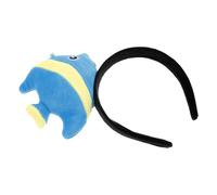 FUNNETOYU Serrage-Tête Peluche Poisson Tropical Bleu pour Garçon et Filles et Adultes Bandeau Déguisement Doux et Confortable Accessoire Photo et Fête Thème Océan