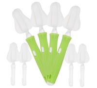 FUNNETOYU Set Brosses Nettoyantes Détachables pour Biberons et Tétines Brosse de Remplacement Pratique Matériel et Sûr Nettoyage Facile des Zones Difficiles Accès