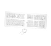 FUNNETOYU Set Complet de Mécaniques Thaï Haut Durable Double Moulage Semi Transparent Compatible Claviers Accessoire Clavier Gaming Rétroéclairé Filaire