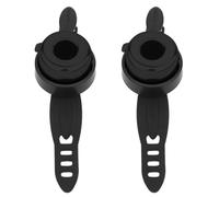 FUNNETOYU Sonnette de Vélo Accessoire Pratique en Plastique 2pcs Noir Son Clair et Fort pour Garçon et Filles et Filles pour Vélos et Trottinettes