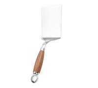 FUNNETOYU Spatule de Cuisine Acier Inoxydable Large et Longue Ustensile Multifonction pour Gril Teppanyaki Steak et Pizza Surface Lisse Facile à Nettoyer Manche Ergonomique Confortable