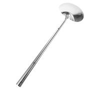 FUNNETOYU Spatule de Cuisine Inoxydable Brûlure Ustensile de Cuisson et Confortable Louche Wok à Manche Long pour Usage Domestique