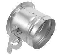 FUNNETOYU Stainless Steel Oven Air Vent Damper With Shutter Inline Fan Vent Deflector For Kitchen Exhaust