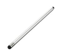 FUNNETOYU Stylet Capacitif Métallique Rond pour Tablette Et Téléphone, Utilisateur Mobile, Design Argenté, Écriture Précise, Compatible Écran Tactile Capacitif, Usage Quotidien, Léger Et Portable