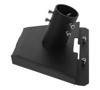 FUNNETOYU Support D'antenne Satellite en Fer Noir Compatible Système Satellite, Installation Sécurisée pour Poteaux Métalliques de 28mm à 54mm, Montage Mural Extérieur