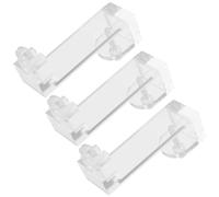 FUNNETOYU Support Mural pour Laboratoires et Salles D'expérimentation Crochet de Fixation en Acrylique Lot de 3 Pièces Évite Le Basculement pour Aquarium à Pression Négative