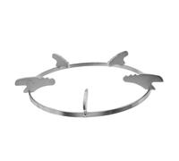 FUNNETOYU Support Wok en Fer Antidérapant Résistant Haute Température pour Plaque de Cuisson Gaz, Anneau de Brûleur de Rechange Domestique, Usage la Cuisine Quotidienne