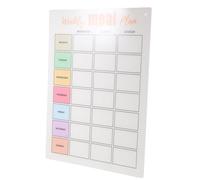 FUNNETOYU Tableau Magnétique Effaçable à Sec Grand Format pour Réfrigérateur Planificateur de Menu Hebdomadaire Multifonction Tableau Mémo Magnétique pour Cuisine et Bureau