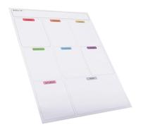FUNNETOYU Tableau Menu Magnétique Réfrigérateur Effaçable à Sec Surface Lisse Réutilisable Organiseur Repas Hebdomadaire Aimant Ménage Polyvalent