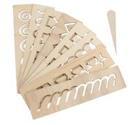 FUNNETOYU Tablette Écriture Bois Éducative pour Garçon Fille Planche à Tracer Creuse Éveil pour Apprentissage des Mots et Chiffres et Sécurisée pour Tout-Petits