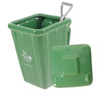 FUNNETOYU Tasse Céramique Forme Poubelle avec Couvercle et Cuillère Lot de Résistante à Lusure Tasse à Thé Pratique pour Maison et Bureau Cadeau Créatif et Original